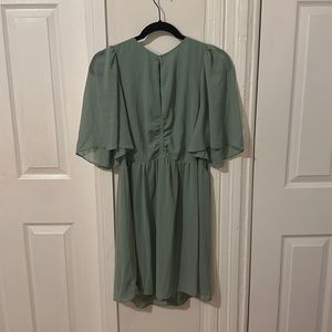H&M faded aqua dress size M